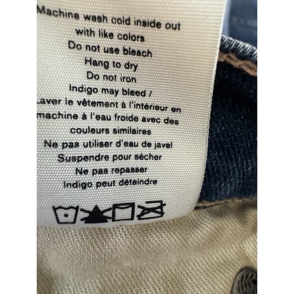 Rag & Bone Wide Leg Jeans Womens 27 Ultra Wide Sofie High Rise Ankle Blue $255 - Picture 5 of 11